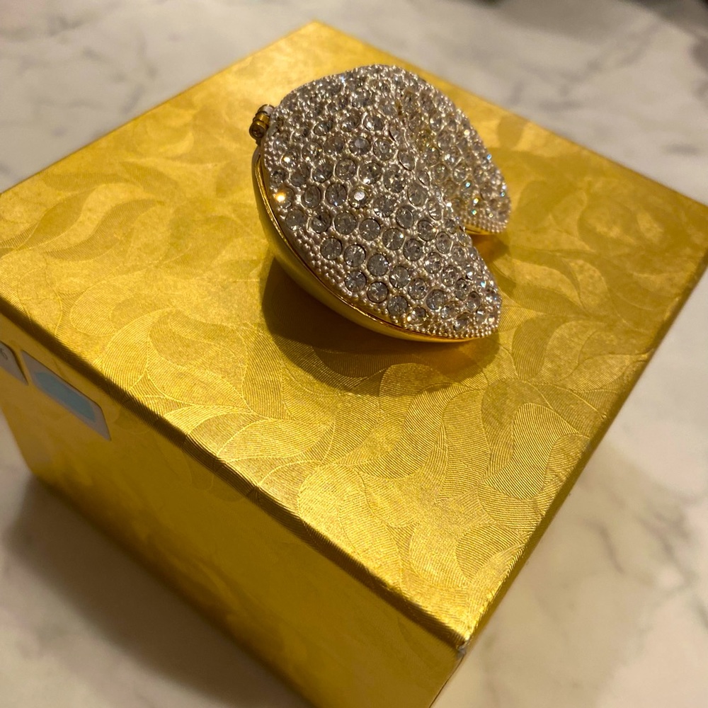 Crystal Enamel Fortune Cookie Collectible